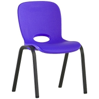 Chair, Children’s Stacking Chairs  Purple