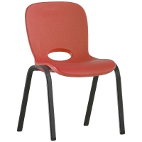 Chair, Children’s Stacking Chairs  Red