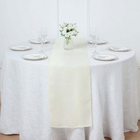 Table Runner, Ivory, Gauze