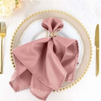 Napkin, Dusty Rose, 20''x20''