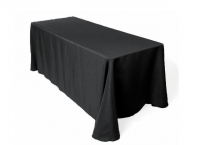 Tablecloth, Black 90'' X 156''