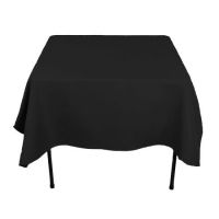 Tablecloth, Black 90'' X 90''