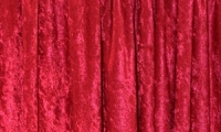 Event Draping, Red Crushed Velvet Incl. Hardware